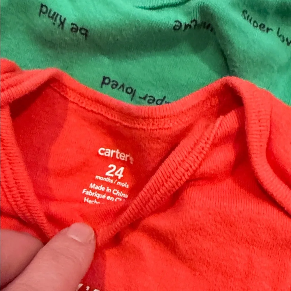 Carter's Onesie Shirt Sleeve and Tees Bundle - Multicolor Set of 12